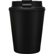 Kubek termiczny Newport o pojemności 300 ml, z podwójnymi ściankami, czarny