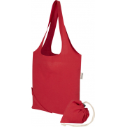 Madras Blend - torba na zakupy, wykonana z recyklingowanej baweły o gramaturze 140 g/m² posiadającej certyfikat GRS, składana, c