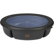 Mepal Cirqula - miska na bento (250 + 250 + 500 ml) , czarny