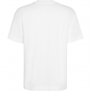 Chow - koszulka unisex z krótkim rękawem, fason oversize, xs, biały