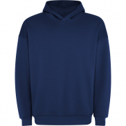 Bluza z kapturem Otto, styl oversize, unisex, 3xl, niebieski