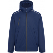 Emin - ocieplana termiczna parka unisex, m, niebieski