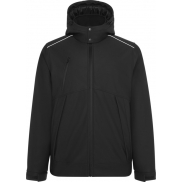 Emin - ocieplana termiczna parka unisex, 3xl, czarny