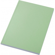 Notatnik Scribe Plus A5 z miękką okładką, wykonany z papieru z recyklingu, zielony