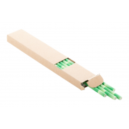 Słomka / zestaw słomek - zielony