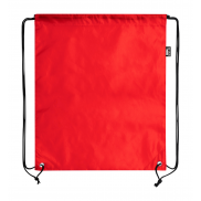 Worek ze sznurkami RPET - czerwony