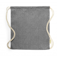 Worek ze sznurkami - czarny