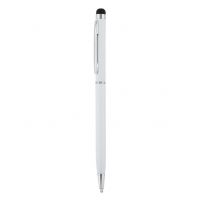 Cienki długopis, touch pen - biały