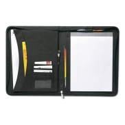Teczka konferencyjna A4 z notatnikiem - czarny