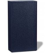 Ekskluzywny kartonik na wino, 2 el. | Reid - granatowy