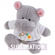 Pluszowy hipopotam | Walter - szary