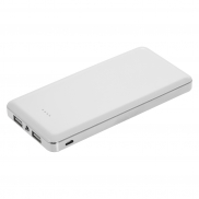 Power bank 12000 mAh z lampką | Sawyer - biały