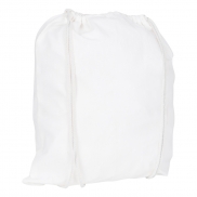 Bawełniany worek ze sznurkiem | Gerald - biały