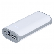 Power bank 4000 mAh | Birch - biały