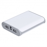 Power bank 8000 mAh | Lesley - biały