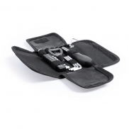 Zestaw narzędzi 19 el., śrubokręt - czarny