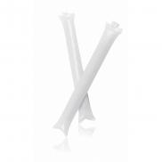 Dmuchane pałki, 2 szt. - biały