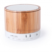 Głośnik bezprzewodowy 3W, radio - brązowy