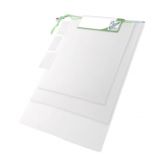 Zestaw woreczków na owoce i warzywa RPET, 3 szt. | Steven - biały