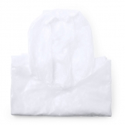 Peleryna z PLA z kapturem - biały