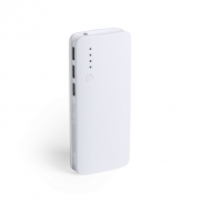 Power bank 10000 mAh, lampka LED - biały