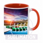 Kubek ceramiczny 350 ml - czerwony