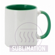 Kubek ceramiczny 350 ml - zielony