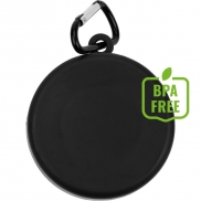 Składany kubek podróżny 220 ml z karabińczykiem - czarny