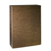 Ekskluzywny kartonik na wino, 3 el. | Rue - brązowy