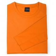 Koszulka z długimi rękawami - pomarańczowy - M