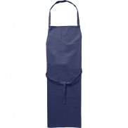 Bawełniany fartuch kuchenny - granatowy