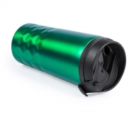 Geometryczny kubek termiczny 310 ml - zielony