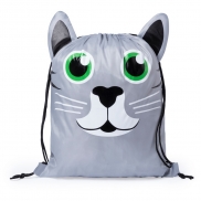 Worek ze sznurkiem - szary