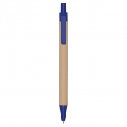 Długopis z kartonu z recyklingu | Nicholas - granatowy