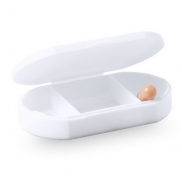 Pojemnik na tabletki z 3 przegrodami - biały