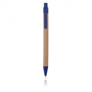 Długopis z kartonu z recyklingu - granatowy