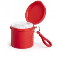 Peleryna z kapturem - czerwony