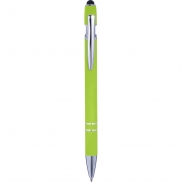 Długopis, touch pen - limonkowy