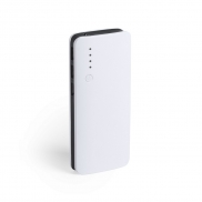 Power bank 10000 mAh, lampka LED - czarny