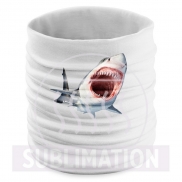 Osłona na twarz i szyję, komin | Oskarine - biały