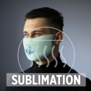 Maseczka wielokrotnego użytku z miejscem na filtr i jonami srebra - jasnozielony