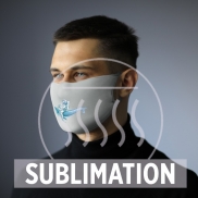 Maseczka wielokrotnego użytku z miejscem na filtr i jonami srebra - szary