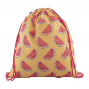 Personalizowany worek ze sznurkami - czerwony