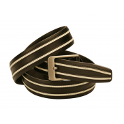 Pasek skórzany - czarny