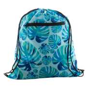 Personalizowany worek ze sznurkami - czarny