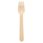 Drewniane sztućce - naturalny