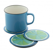 Papierowa podkładka , okrągła - biały