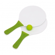 Zestaw plażowy SUMMER FEELING, biały, zielony