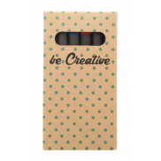 Kredki świecowe 6szt / zestaw kredek