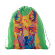 Personalizowany worek ze sznurkami dla dzieci - biały